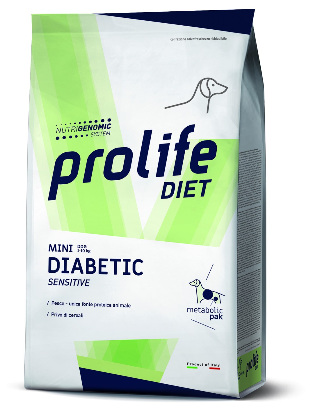 Prolife Dog Diabetic Sensitive Mini breed, Dry - 1,5kg NEW